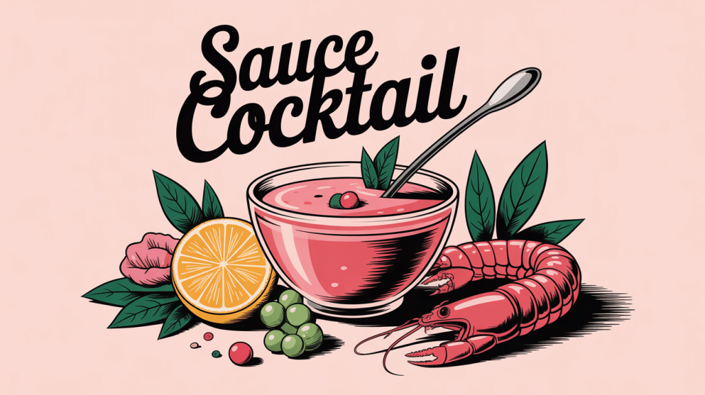 sauce cocktail recette maison dans un bol avec crevettes