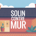 solin contre mur protégeant la maison contre la pluie