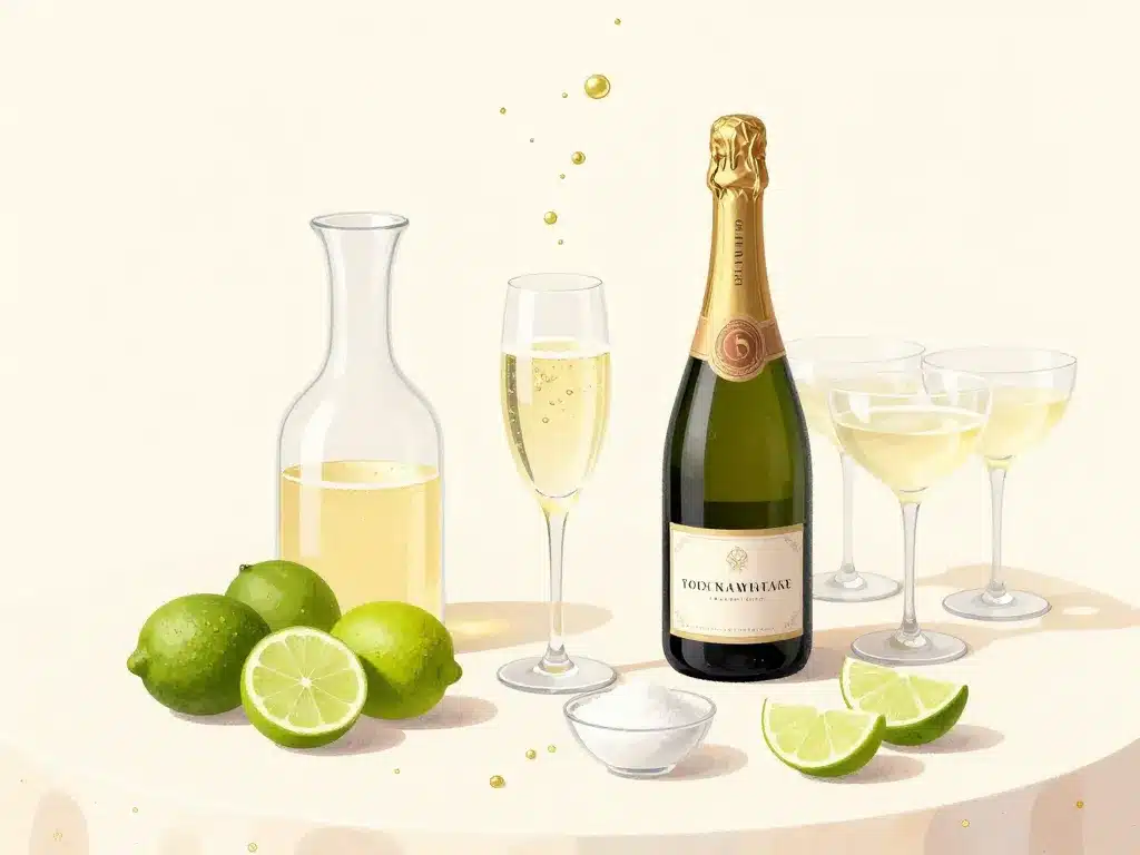 préparation soupe champenoise ingrédients étapes verres