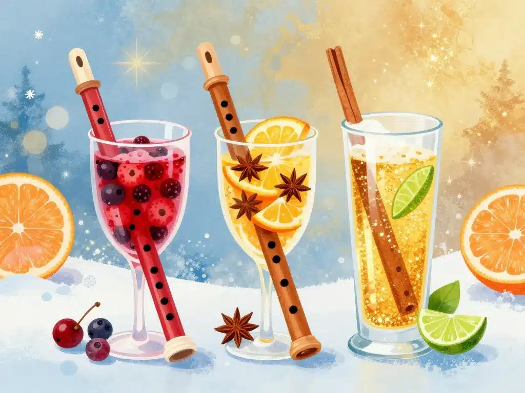 soupe champenoise sans alcool fruits rouges agrumes hiver