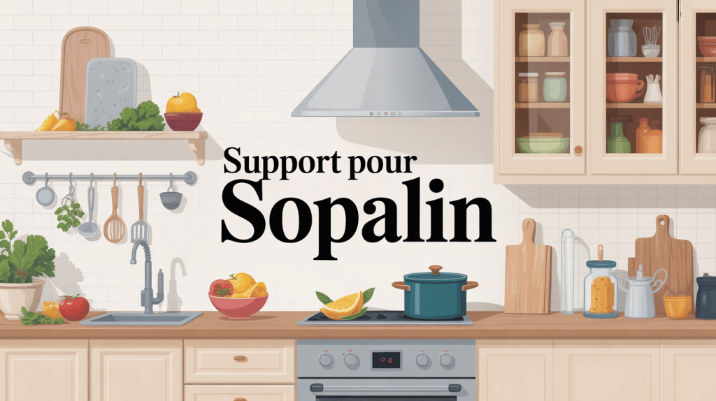 support pour sopalin moderne esthétique