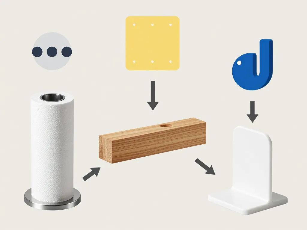 support pour sopalin métal bois plastique fixation