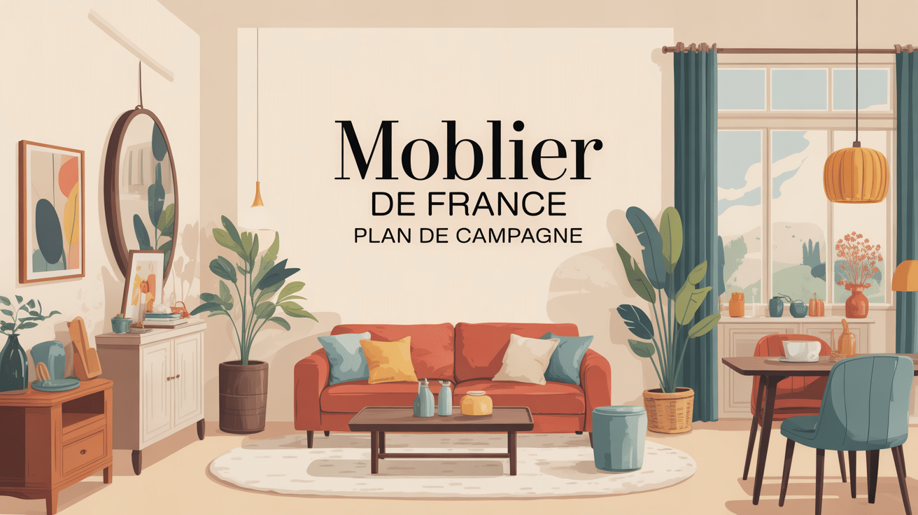 illustration univers magasin mobilier de france plan de campagne
