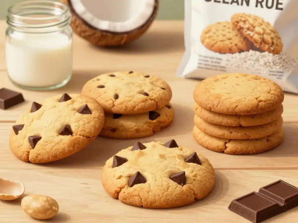 diversité cookies beurre de cacahuète versions chocolat vegan gluten free