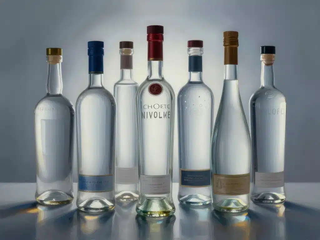 scene bouteilles vodka black comparatif premium