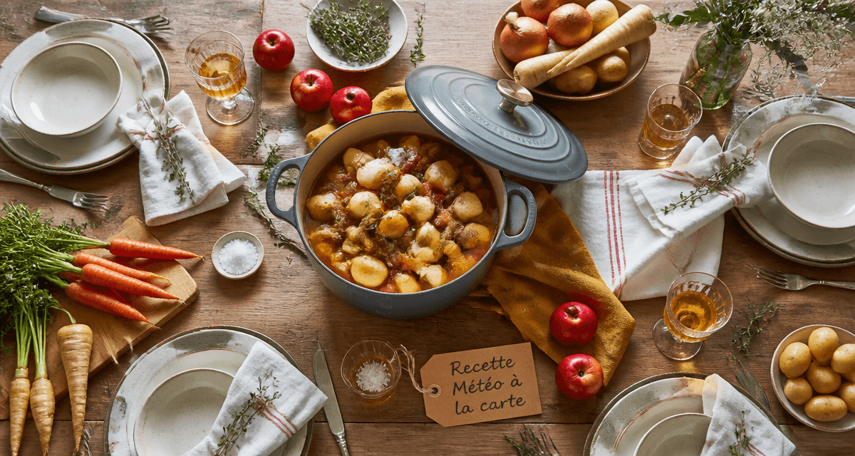 meteo a la carte recette saute de porc cidre legumes
