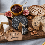 plateau caju fromages vegan pain noix figues