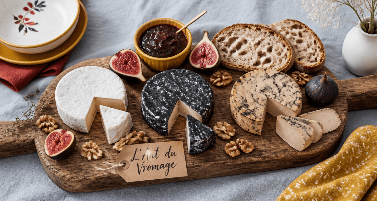plateau caju fromages vegan pain noix figues