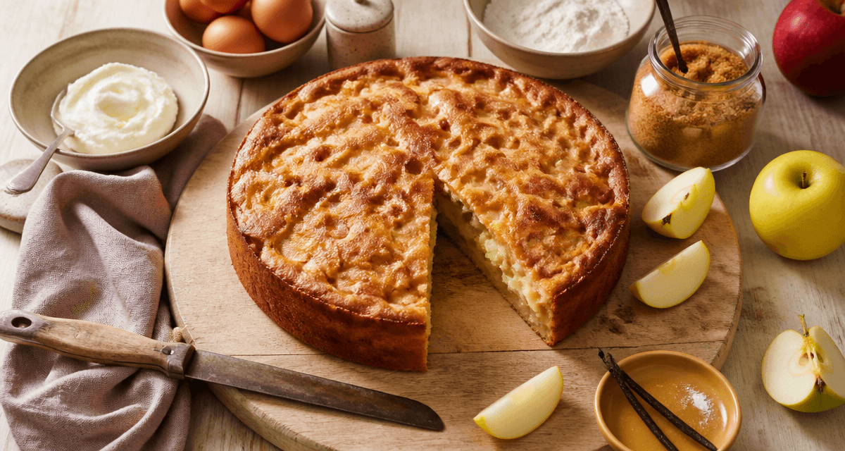 recette avec des pommes gâteau fondant