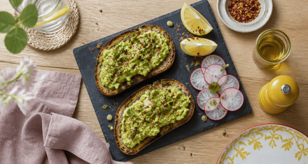 recettes toast avocat pain levain avocat écrasé