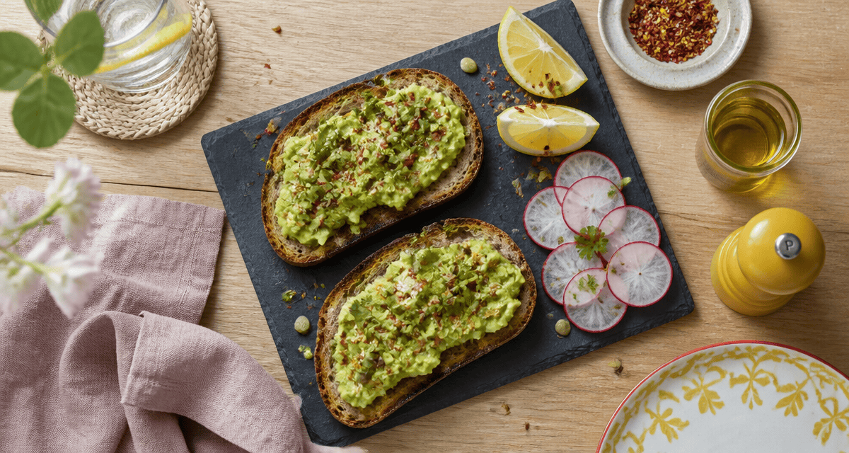 recettes toast avocat pain levain avocat écrasé