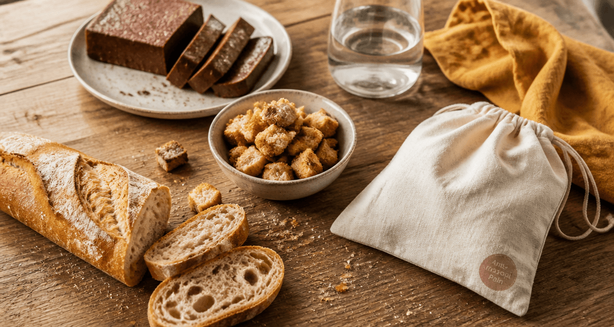 Recycler pains rassis en cuisine