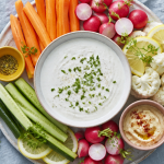 sauce crudité pour apéro avec légumes frais