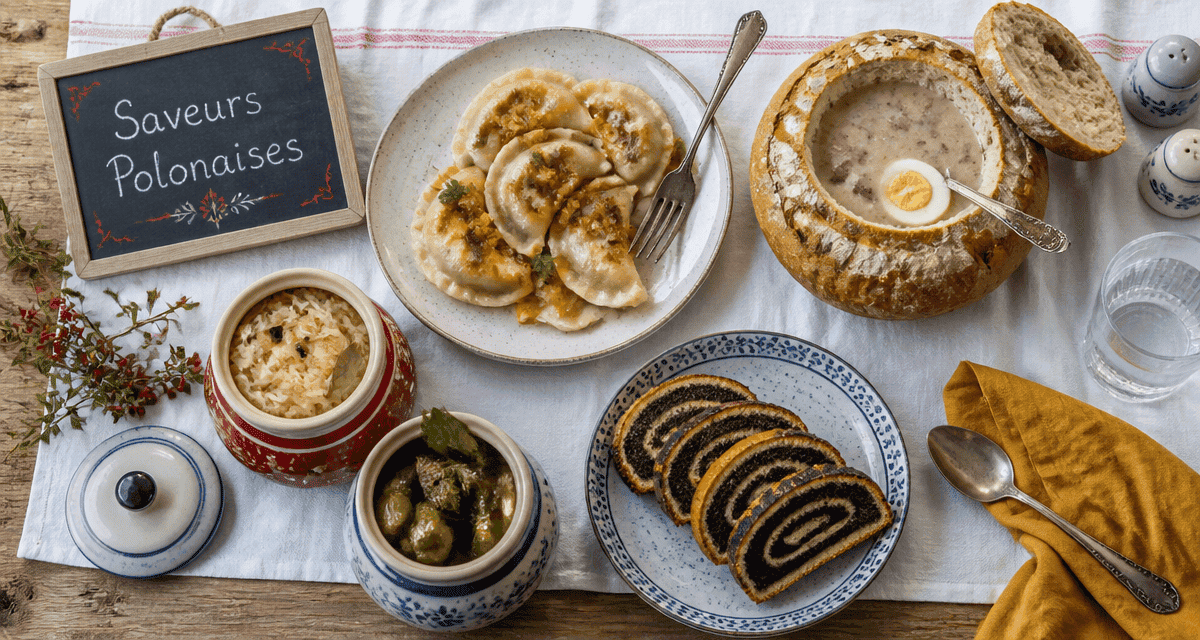 spécialité polonaise pierogi zurek makowiec