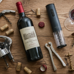tir bouchon différents modèles autour bouteille de vin