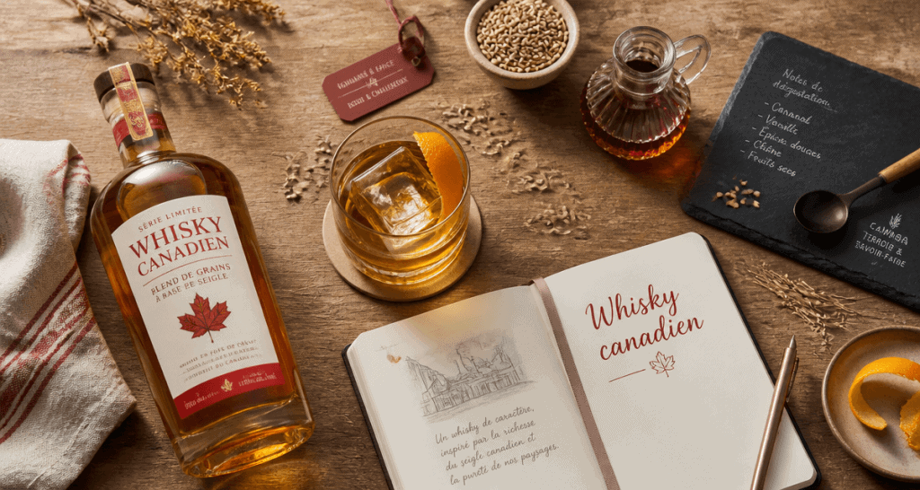 whisky canadien verre seigle érable