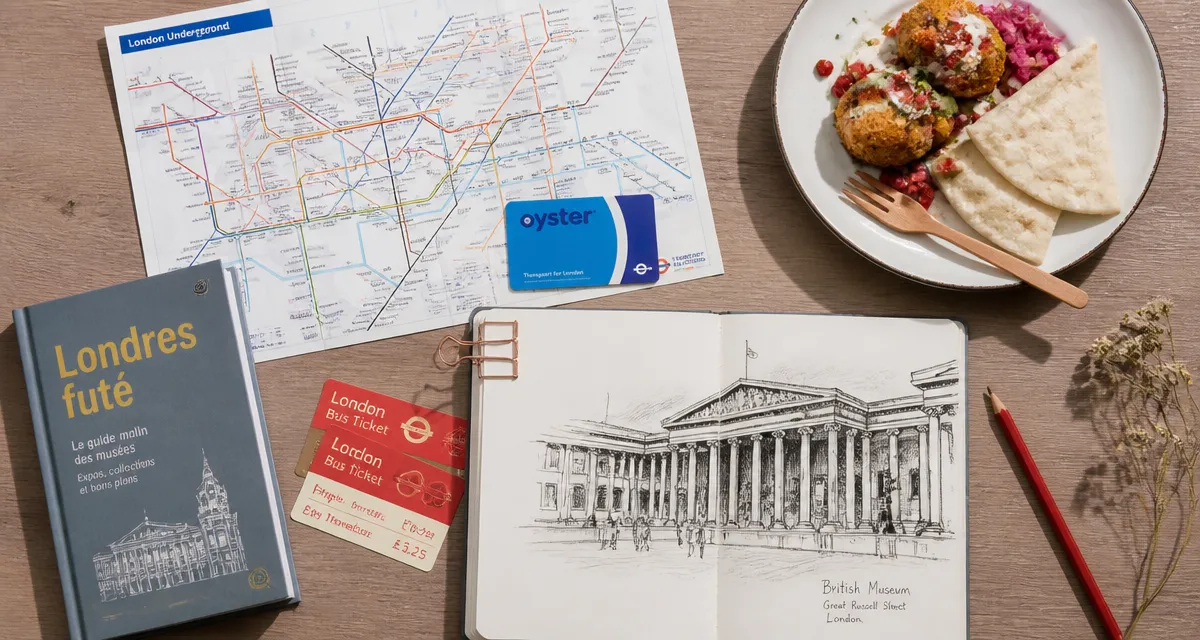 bons plans londres flat lay table objets économiques