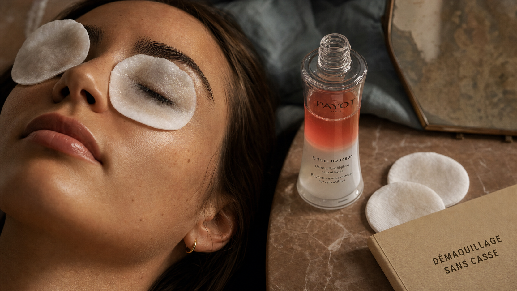 Comment enlever le mascara waterproof sans casse : démaquillant bi-phasé et coton doux