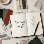 nuancier couleur commencant par e sur bureau d artiste
