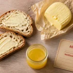 Quel beurre bon pour la sante : ghee et beurre sur table, labels AOP