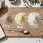 Quelle est la farine la moins calorique : farines de lin, lupin et blé T55