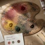rouge et vert donne quelle couleur palette peinture
