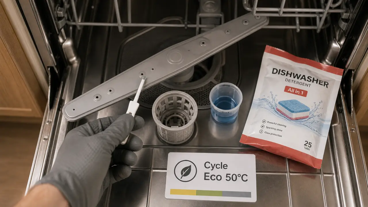 Comment fonctionne un lave vaisselle : jets chauds, pompe de cyclage et cycle 4 étapes