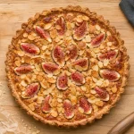 Dessert au figues fraiches : tarte rustique aux figues et amandes