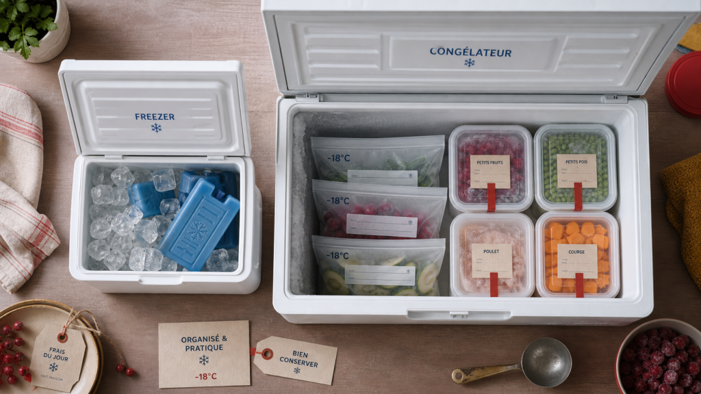 Différence freezer congélateur : températures et conservation -18°C