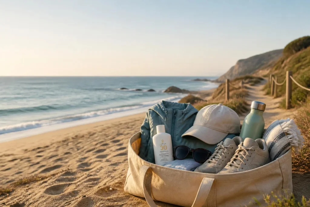 Escapade nature en bord de mer : préparer son équipement pour le soleil, le vent et le sable