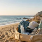 Équipement bord de mer : soleil, vent et sable