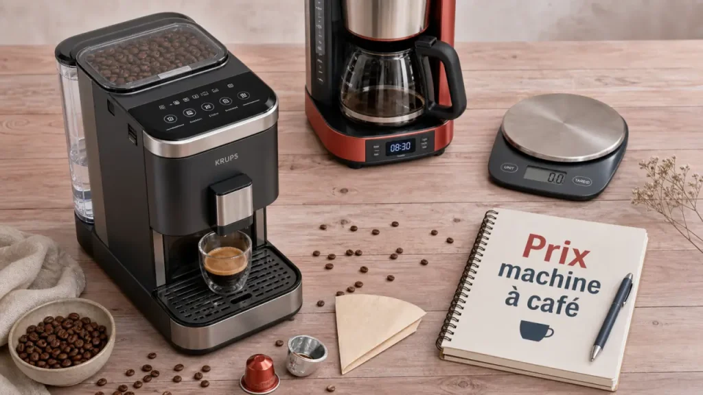 Machine à café prix : filtre, capsules ou broyeur, où se joue vraiment le budget ?