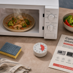 Meilleur micro ondes rapport qualité prix 23 L 900 W, micro-ondes compact ouvert
