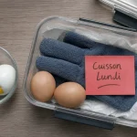 Œufs durs : combien de temps au frigo, 1 semaine avec coquille