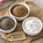 Par quoi remplacer le psyllium : lin, chia et fécule pour texture