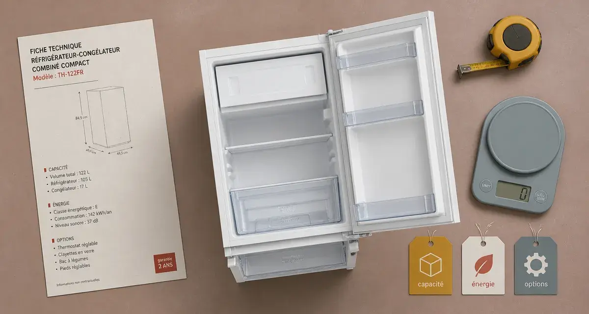 Prix d un frigo congelateur : 199,99 € à 759,99 € selon capacité et options