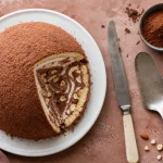 Zucotto : dôme de génoise imbibée et crème chocolatée