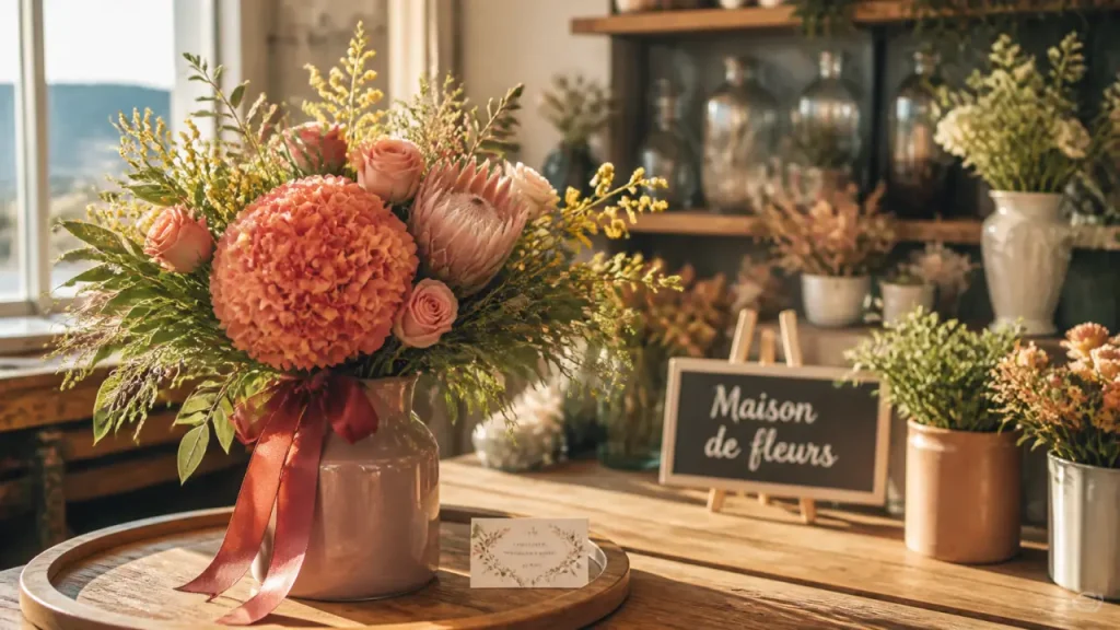 Bettina à Saint-Cyr-sur-Mer, fleurs fraîches, livraison en moins de 4h et mariages sur mesure