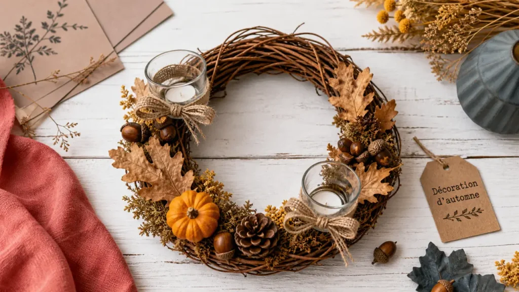 Décoration d&rsquo;automne fait maison : 5 idées créatives pour une ambiance chaleureuse