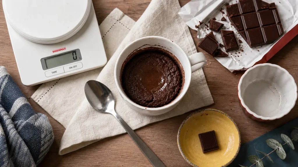 750 W pendant 1 min 10 : le fondant chocolat au micro-ondes pour 1 personne