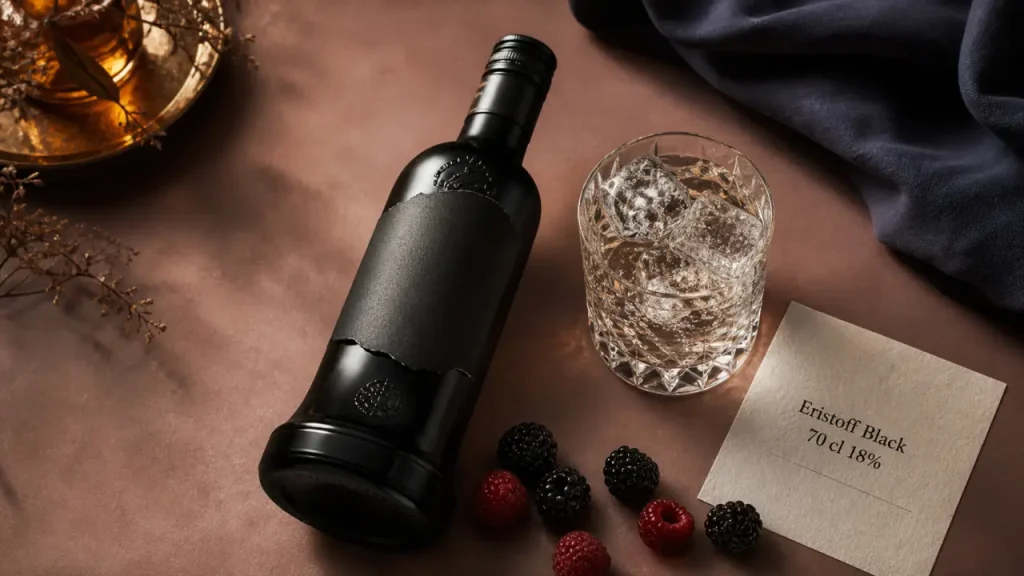 Vodka Black Eristoff : 18 %, 70 cl et baies sauvages, l’essentiel avant d’acheter