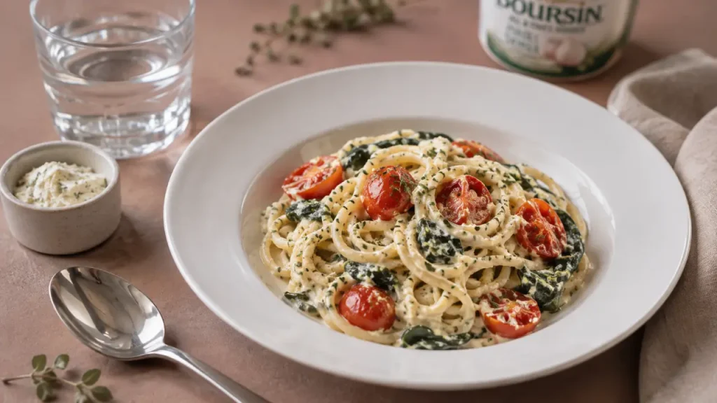 Boursin en cuisine : pâtes crémeuses, apéro express et plats chauds sans faux pas