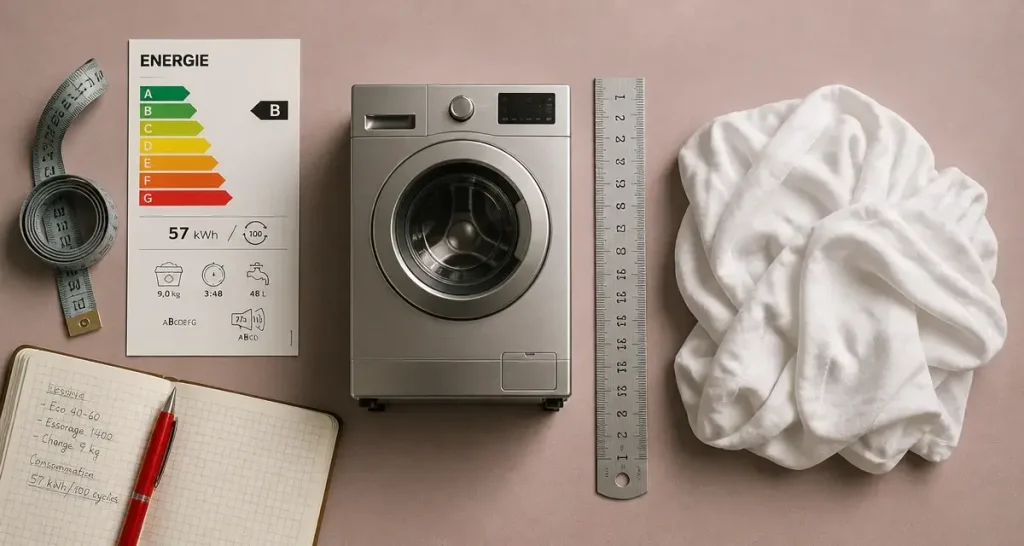 Lave-linge : la capacité 8 kg qui convient à presque tous les foyers (et quand s&rsquo;en écarter)