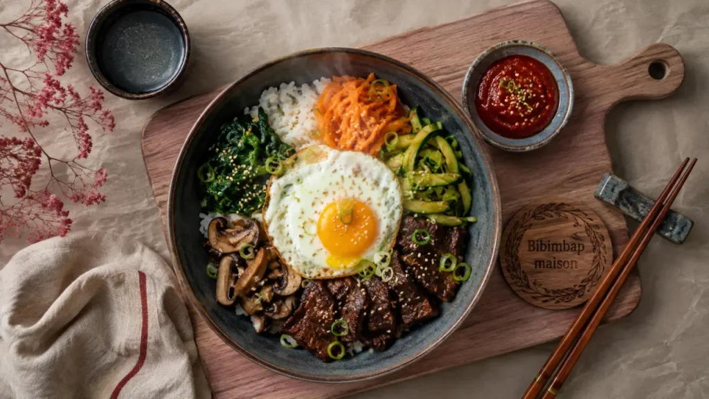 Cuisine coréenne à la maison : bibimbap, banchan et piquant bien dosé