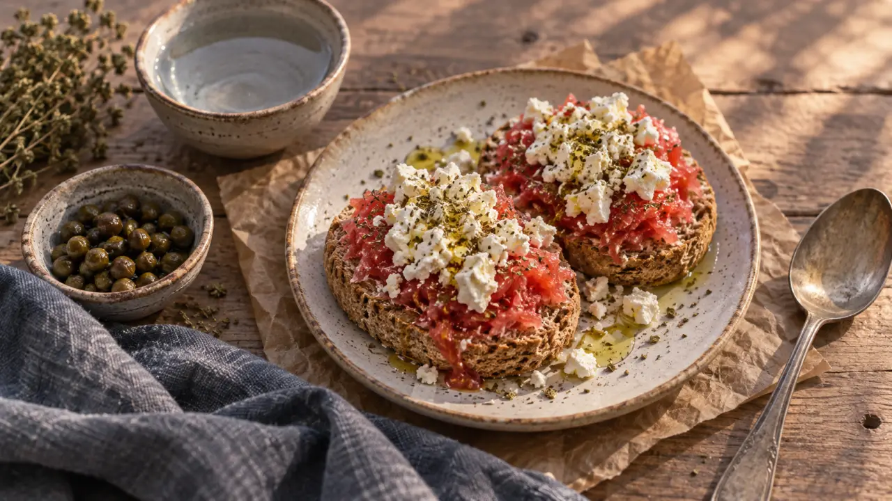 La cuisine crétoise 265 recettes : dakos tomates, feta et huile d’olive