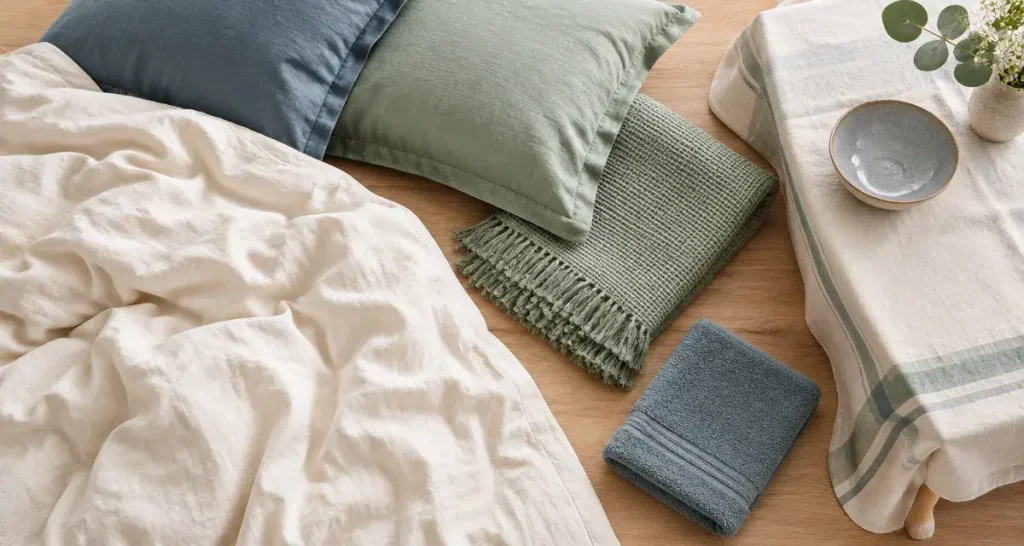 Harmony linge de maison : une collection cohérente pour le lit, le bain et la terrasse