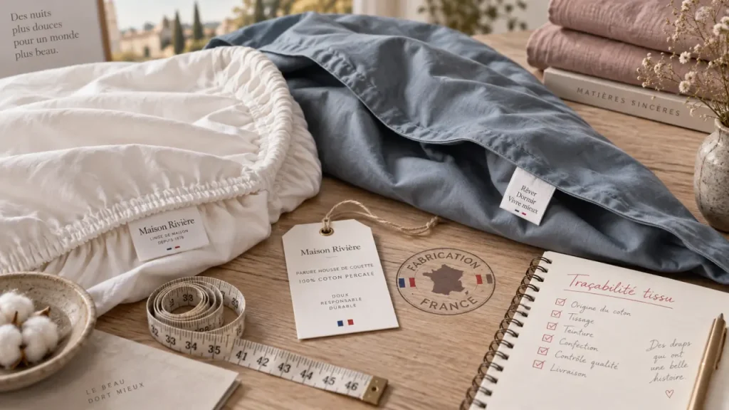 Le linge de maison fabriqué en France se reconnaît à la traçabilité, pas à l’étiquette