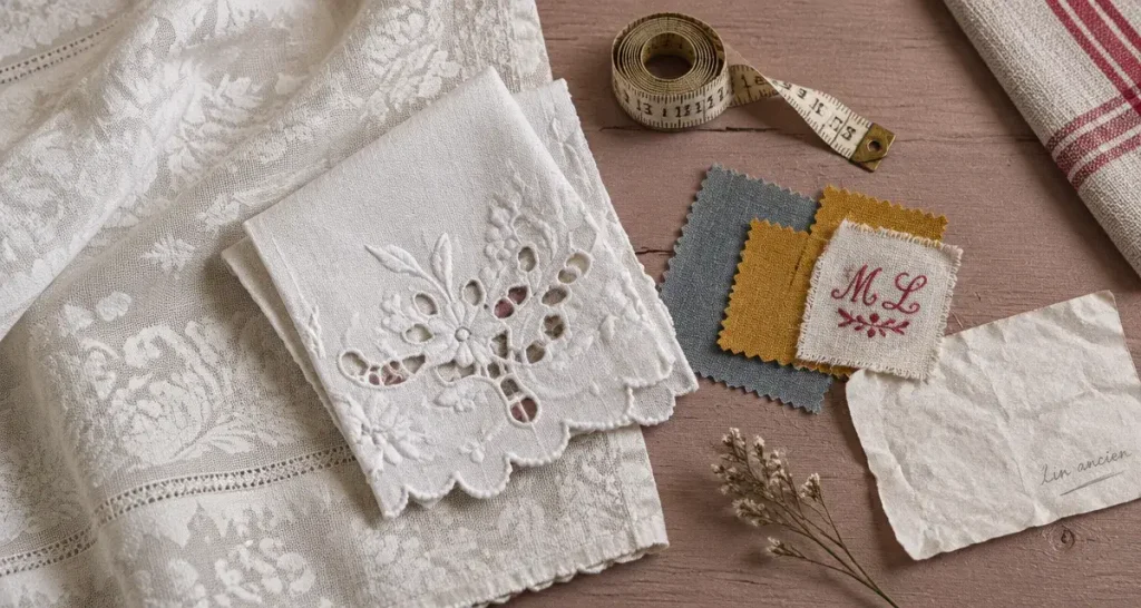 Maison du linge ancien : des pièces uniques pour une maison qui a du caractère
